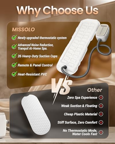 Upgraded Constant Temperature Bubble Bath Mat，Home Bathtub Massage Mat - Image 5
