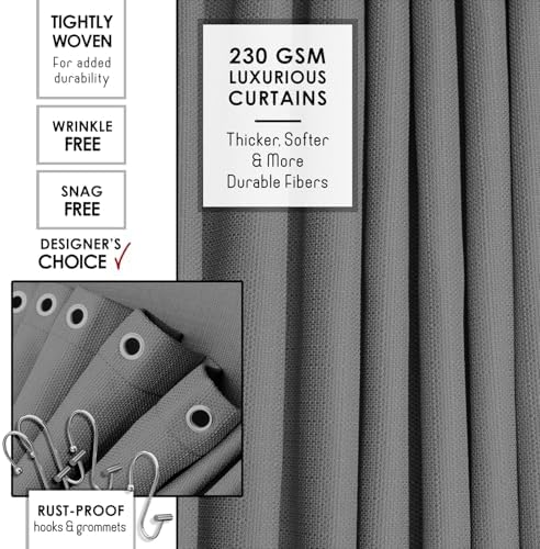 Clara Clark Bathroom Set - Grey Bathroom Accessories Set, 19PC Bathroom Accessory Set, Bathroom Sets with Shower Curtain Set, Soap Dispenser & Toothbrush Holder - Image 4