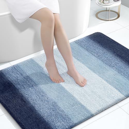 OLANLY Bathroom Runner Rug 60x40, Extra Soft Absorbent Microfiber Bath Rugs by OLANLY