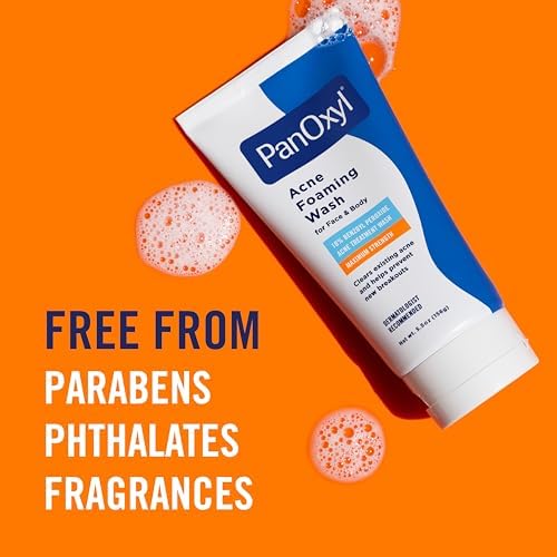 PanOxyl Acne Foaming Wash, 10% Benzoyl Peroxide, 5.5 oz, Pack of 2 - Image 5