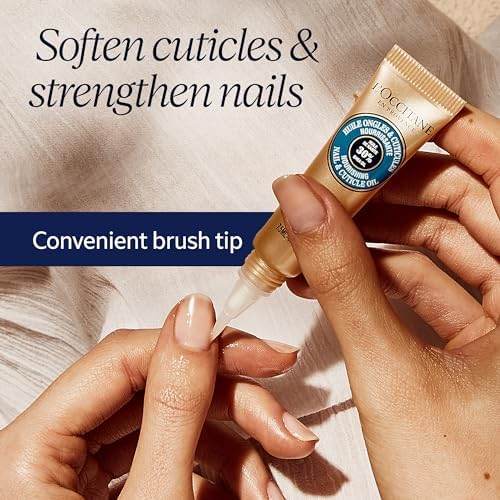 L'OCCITANE Shea Nail & Cuticle Oil, Nourishing Brush-On Moisture for Stronger & Healthier Nails, Hydrating Care for Manicures with Almond Oil, Vegan - Image 4