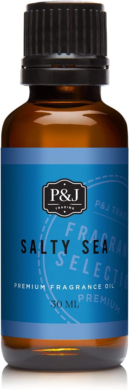 P&J Trading Fragrance | Salty Sea Oil 30ml - Candle Scents for Candle Making, Freshie, Soap Making Supplies, Diffuser Oil Scents