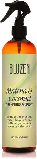 Matcha and Coconut Room and Air Freshener Spray, Non-Aerosol Spray Bottle Infused with Essential Oils, 8 fl. oz