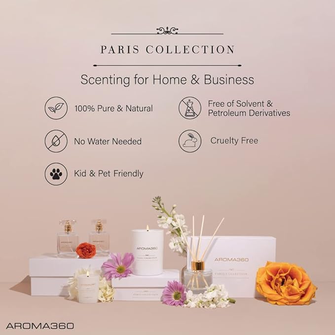 Aroma360 - Chandelier - Essential Oil Room Spray Duo - Luxury Hotel Inspired Aromatherapy - Hints of Bergamot, Sweet Berry, Jasmine, Saffron - Hypoallergenic - Air Freshener Spray - 6.8 Fl Oz - 2 Pack