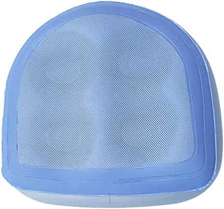 Inflatable Hot Tub Seat Booster with Suction Cups & Mesh Cover, Dual Use Inflatable Hot Tub Cushion Seat, Non Slip Blow Up Pillow Hot Tub Chairs Accessories for Adults Elderly Spa Bathtub by VLUOO