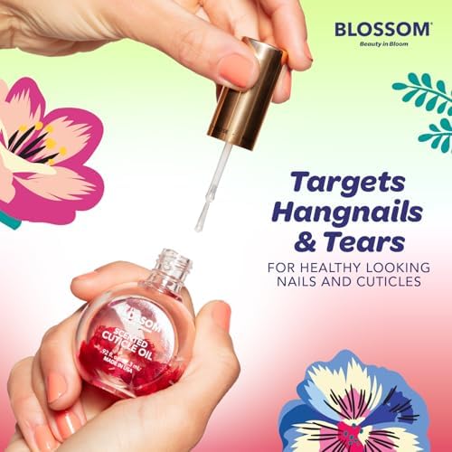 Blossom Cuticle Oil for Nails, Hydrating, Moisturizing, Cherry, 0.5 fl. oz - Image 4