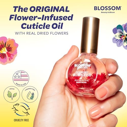 Blossom Cuticle Oil for Nails, Infused with Real Flowers, Lily, 0.5 fl. oz - Image 3