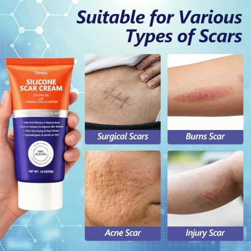2Pcs Scar Cream,Advanced Silicone Scar Gel for Old & New Scars,100g(3.6OZ) - Image 6