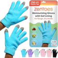 ZenToes Moisturizing Gloves for Dry Hands, Media Tips, Fuzzy, 1 Pair by ZenToes