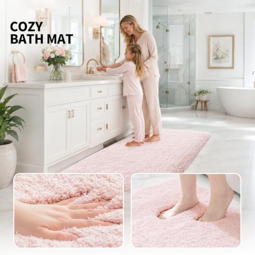 ILANGO Toilet Rugs U Shaped 22" × 24",Soft Absorbent Microfiber Bath Rugs - Image 3