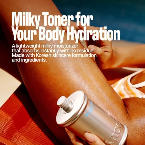 Knock Melt-In Body Toner Sea Salt, Milky Body Moisturizer with Ceramide - Image 3