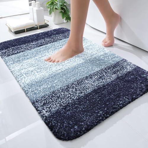OLANLY Small Bathroom Rugs 28x18, Extra Soft Absorbent Microfiber Bath Rugs by OLANLY