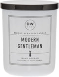 DW Home Modern Gentleman Scented Candle – Cedarwood, Birch & Bergamot Fragrance, 15 oz Double Wick Jar Candle, Long Burning Home Fragrance
