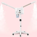 2 in 1 Facial Steamer with Cold & Hot Mist, Professional Face Steamer with Timer Function, and Adjustable Height for Spa, Salon, and Home Use