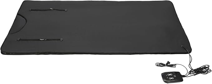 Portable Sauna Blanket, 500W 110V Sauna Blanket with Portable Bag, Washable & Foldable Sauna Blanket for Sweating, Relaxation in Home SPA Gym, 95°-167°F, 5-60 Minutes Timer