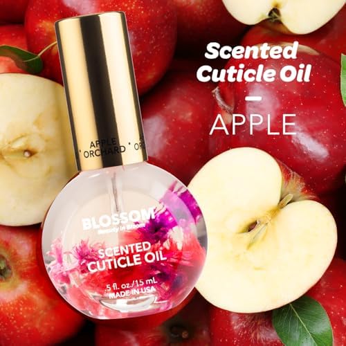 Blossom Cuticle Oil for Nails, Infused with Real Flowers, Apple, 0.5 fl. oz - Image 2