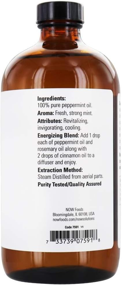NOW Foods - Peppermint Oil - 16 oz.