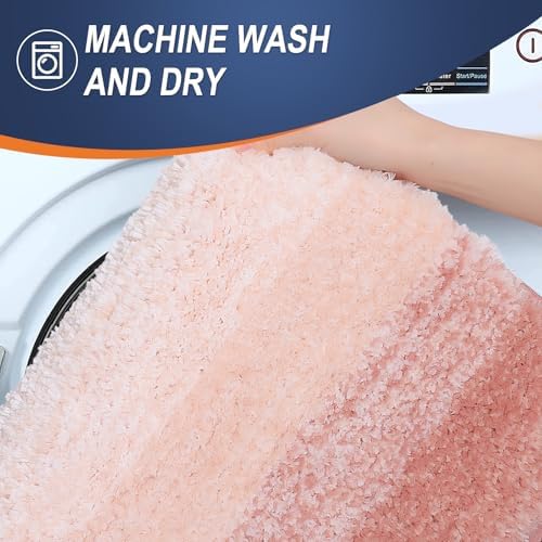 OLANLY Bathroom Runner Rug 44x24, Extra Soft Absorbent Microfiber Bath Rugs - Image 6