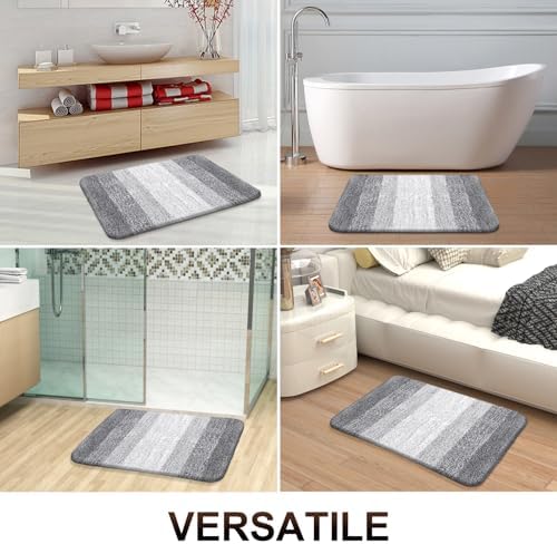 OLANLY Bathroom Runner Rug 59x20, Extra Soft Absorbent Microfiber Bath Rugs - Image 6