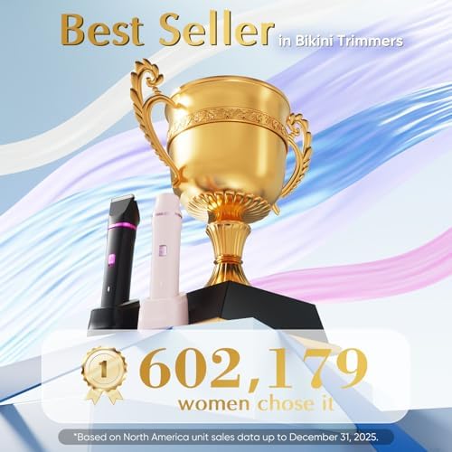 Risina 2-in-1 Bikini Trimmer for Women, Electric Razors for Women, Gifts - Image 6