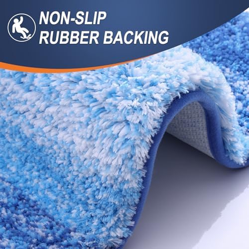 OLANLY Large Bathroom Rugs 44x32, Extra Soft Absorbent Microfiber Bath Rugs - Image 4