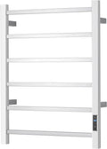 Electric Heated Towel Warmer - Wall Mounted Bathroom Towel Rack, Plug-in Design & Stainless Steel Brushed with Timer & Temperature Control 6 Bar