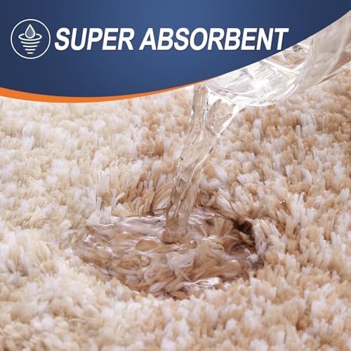 OLANLY Luxury Toilet Rugs U-Shaped 24x20, Soft Absorbent Microfiber Mat - Image 4
