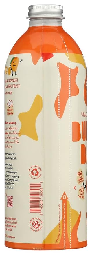 PACHA SOAP Kids Orange Mango Bubble Bath, 16 FZ