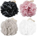 Chuya 4 Pack Bath Loofahs Sponge 70g,Shower Sponges Loofah Body Scrubber Balls for Body Cleaning Soft mesh