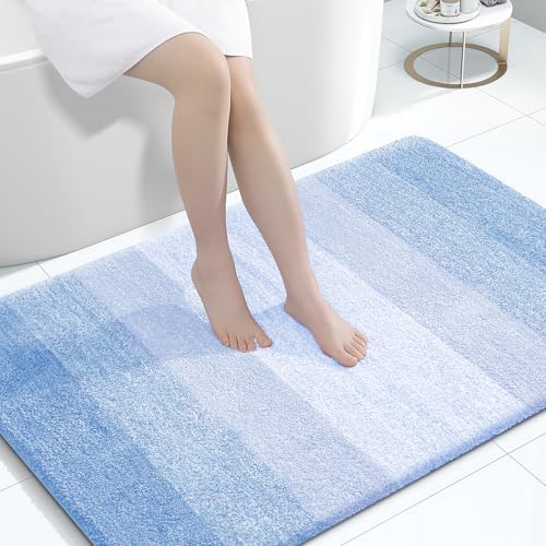 OLANLY Large Bathroom Rugs 44x32, Extra Soft Absorbent Microfiber Bath Rugs by OLANLY