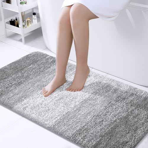 OLANLY Bathroom Runner Rug 47x24, Extra Soft Absorbent Microfiber Bath Rugs by OLANLY