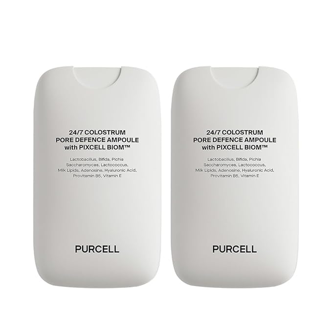 PURCELL 24/7 Colostrum Facial Serum Spray(White, Pack of 2) - Ampoule Mist for Glass skin with Long Hydration, Poreless Smooth Skin, Before & After Makeup, For All Skin types, 1.85 fl oz