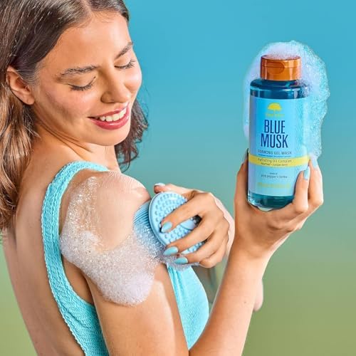 Tree Hut Body Wash, Blue Musk, 18 Fl Oz (Pack of 12) - Image 3