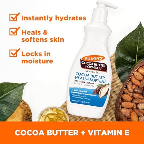 Palmer's Cocoa Butter Body Lotion with Vitamin E (13.5 Fl Oz - Pack of 3) - Image 2