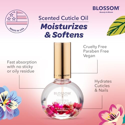Blossom Cuticle Oil for Nails, Scented Nail Oil Cuticle Care, 0.92 fl. oz - Image 6