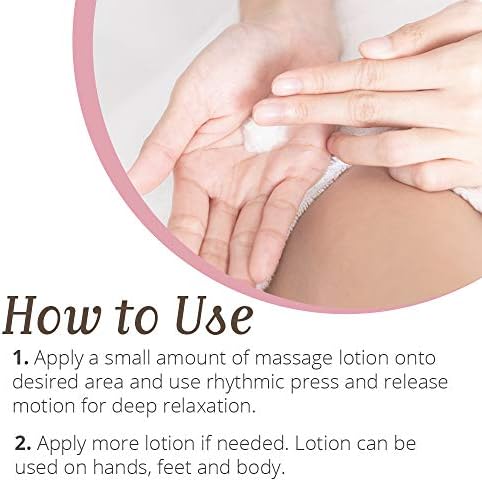 Gena Mani Spa Massage Lotion - Deep Moisturizing Body Lotion for Massages Therapy with Argan Oil, Massage Cream for Hands, Feet & Body, 16 fl oz - Image 5