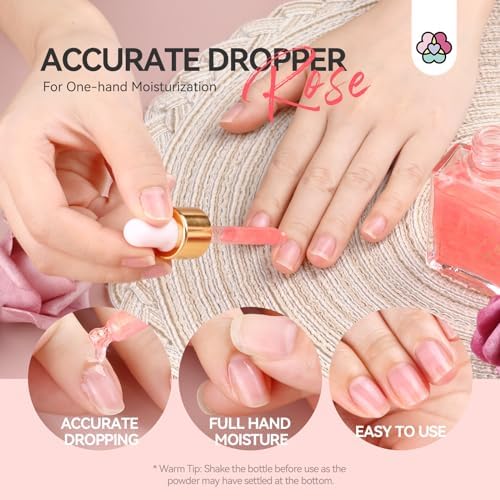SAVILAND Cuticle Oil Vitamin E Rosehip 40ml Plant-Based Nail Growth Oil - Image 6