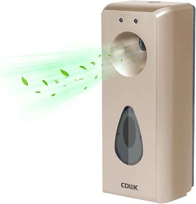 Pilipane 300ml Automatic Air Freshener Spray Dispenser Wall Mount Standing Smart Digital Display Control Aromatherapy Machine for Bathroom Hotel Office Commercial Place Low Noise Fragrance