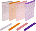 Mini Nail Files Bulk (400 Pcs), Double Sided Emery Board Nail File for Nature Nails, Manicure Tool Set Disposable Colorful Nail File for Home Salon Use Travel Size Men Women Kids Wood Board by GigaGround