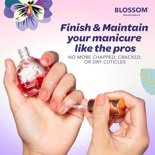 Blossom Cuticle Oil for Nails, Scented Nail Oil Cuticle Care, 0.92 fl. oz - Image 5