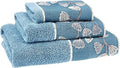 Zahari Home Capri Modern Bathroom Towel Set - 3 Piece Set, Bath Towel, Hand Towel and Wash Towel - Classic Luxury Contemporary Decor - Beautiful Bath Ensemble - Unique Royal Blue by ZahariHome