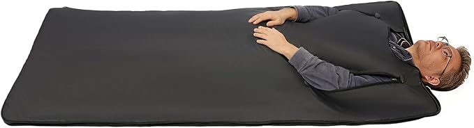 Portable Sauna Blanket, 500W 110V Sauna Blanket with Portable Bag, Washable & Foldable Sauna Blanket for Sweating, Relaxation in Home SPA Gym, 95°-167°F, 5-60 Minutes Timer