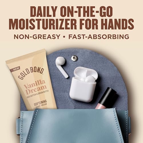 Gold Bond Vanilla Dream Softening Hand Cream Set,Luxurious Everyday Hand Cream w/Shea Butter to Help Boost Skin Moisture&Cocoa Butter to Help Soften Skin,Warm Vanilla Dream Scent,3 Ounce (Pack of 24) - Image 3