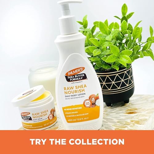 Palmer's Shea Formula Raw Shea Body Lotion, Pump, 13.5 Fl Oz (Pack of 2) - Packaging May Vary - Image 7