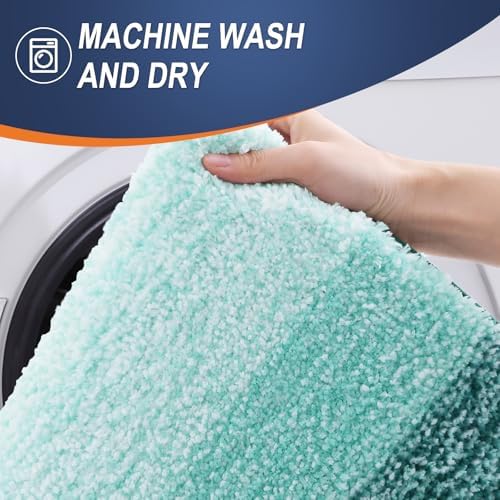 OLANLY Bathroom Rugs Mat 36x24, Extra Soft Absorbent Microfiber Bath Rugs - Image 5