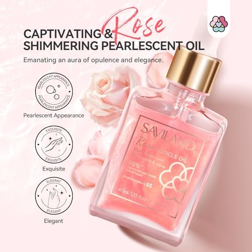SAVILAND Cuticle Oil Vitamin E Rosehip 40ml Plant-Based Nail Growth Oil - Image 2