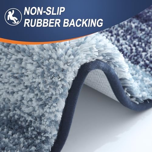 OLANLY Small Bathroom Rugs 24x16, Extra Soft Absorbent Microfiber Bath Rugs - Image 5