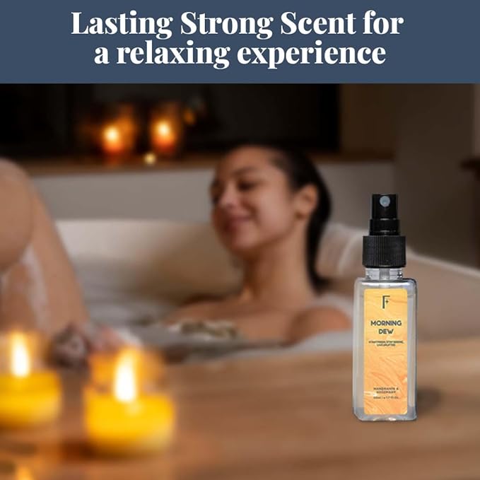 Folkulture Luxury Room Spray Odor Eliminator - Set of 3 (5.1 Fl Oz) | Non Toxic,Long Lasting Fresh Scent Lavender, Vanilla Room Spray Or Deodorizer For Relaxation, Bath, Home, Guest-Room Essentials