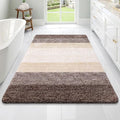 OLANLY Large Bathroom Rugs Mat 70x46, Extra Soft Absorbent Microfiber Bath Rugs, Rubber Backing, Quick Dry, Machine Washable Bath Mats for Bathroom Floor, Tub and Shower, Home Decor Accessories, Brown by OLANLY