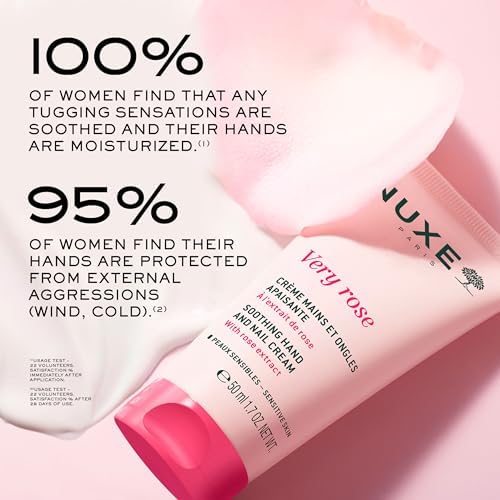 NUXE Very Rose Hand and Nail Cream with Rose Oil & Aloe Vera, 1.7 Fl Oz - Image 5